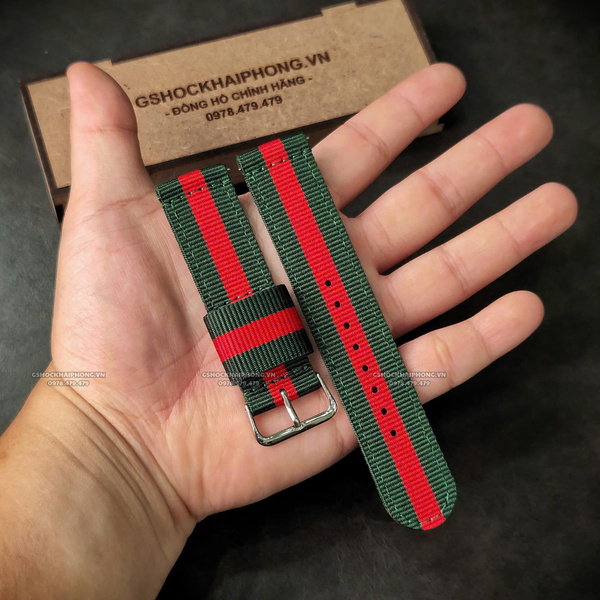 Dây vải Nato co giãn màu 01 - Size 20/22 mm ( Kích vào sản phẩm chọn màu dây )
