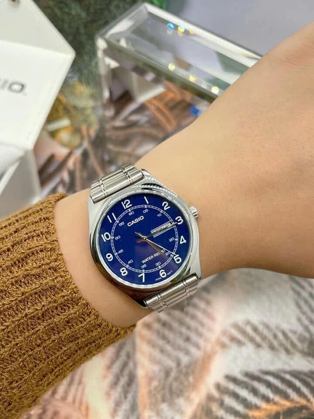 CASIO MTP-V006D-2B  - QUÀ TẶNG TRỊ GIÁ 300K 