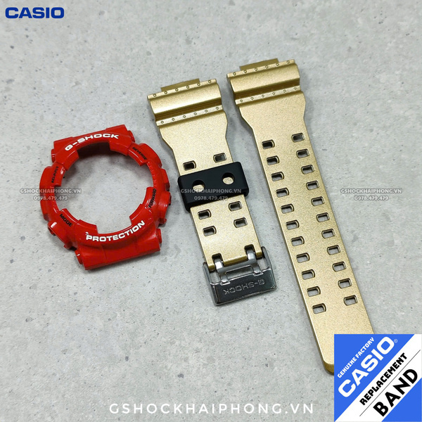 Bộ vỏ GA-100/110/120/140 - Đỏ dây bóng nhũ 