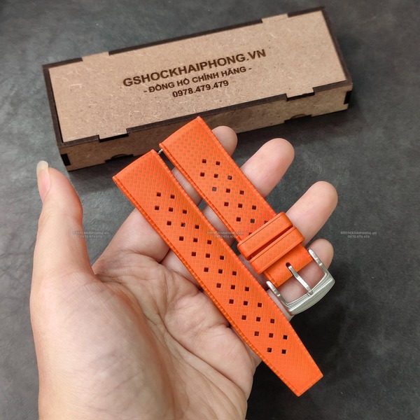 Dây cao su Flo cao cấp - Có vân và lỗ thoáng khí - size 20mm/ 22mm-MàuCam