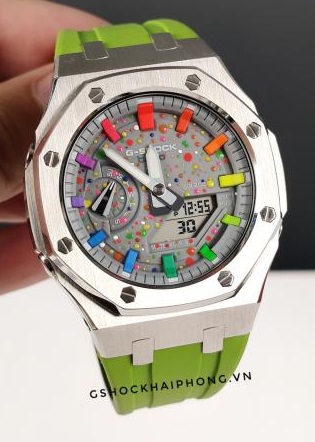 G-SHOCK GA-2100AP - Hyper Color Kermit 02