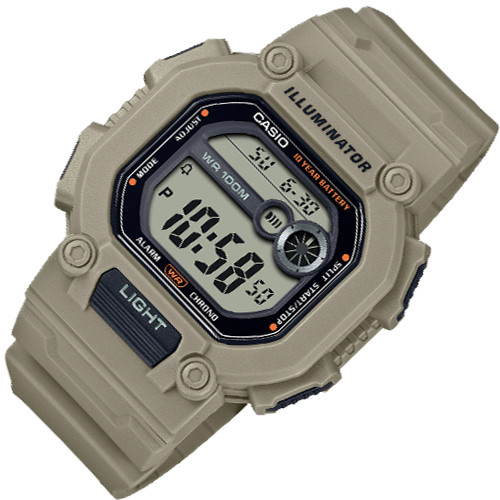 Đồng hồ Nam Chính hãng CASIO W-737HX-5AV - Pin 10 năm