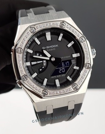 G-SHOCK GA-2100AP - Black & White Element Crown