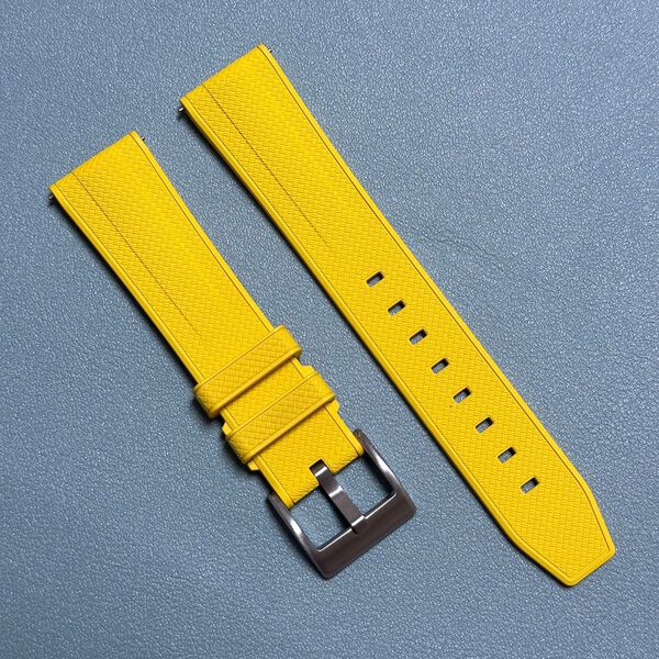Dây cao su Fluororubber cao cấp - size 20mm/ 22mm- ( Kích vào sản phẩm chọn màu dây )