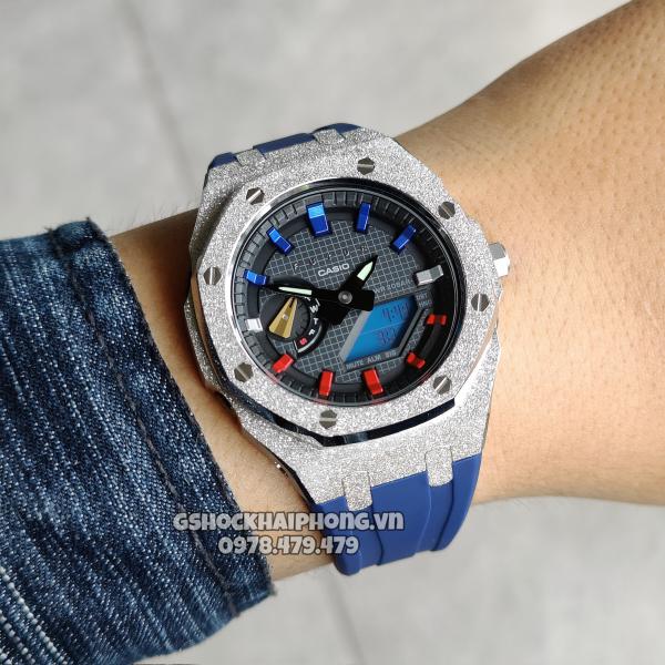 G-SHOCK GA-2100AP - SLIVER STARDUST X FUTUR PEPSI