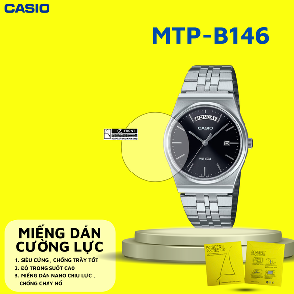 COMBO 2 Miếng dán màn hình Nano cao cấp chống trầy xước CASIO MTP-B146