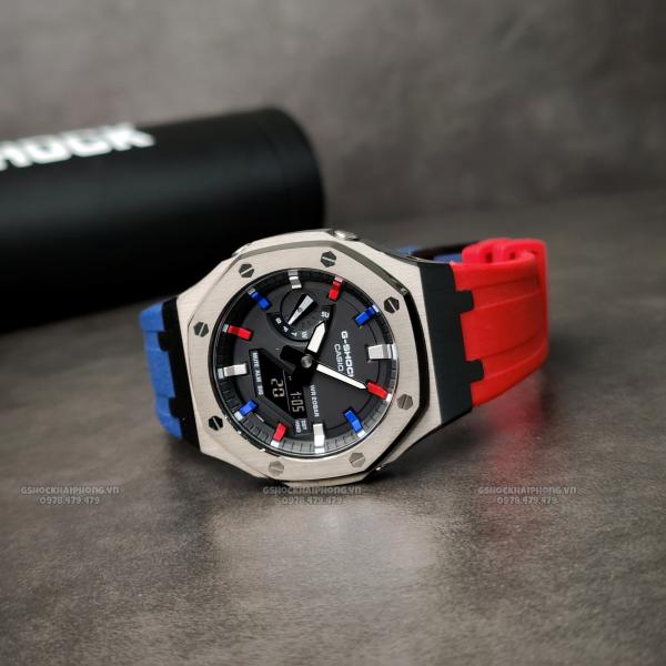 G-SHOCK GA-2100AP - PEPSI X GREY METAL EDITION