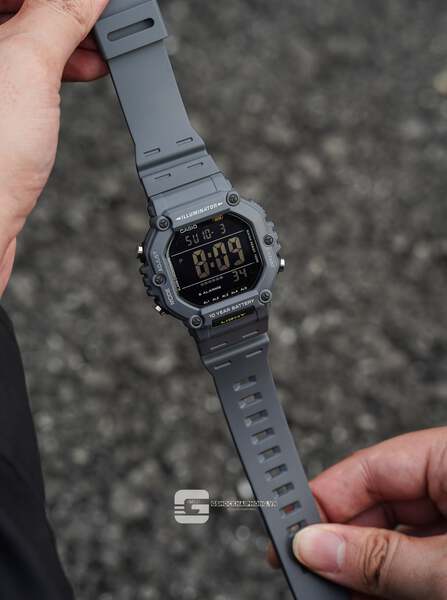 Đồng Hồ Nam Chính hãng Casio AE-1600H-8B - Pin 10 năm