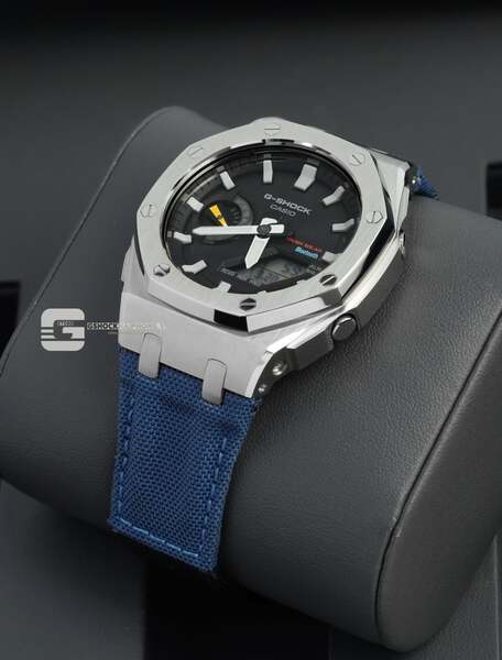 G-SHOCK GA-B2100AP - METAL CASE - VELCRO BAND