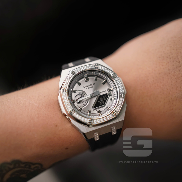 G-SHOCK GA-2100AP - SLIVER OUT X DIAMOND