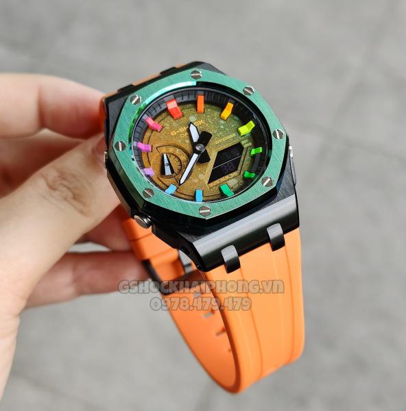 G-SHOCK GA-2100AP - Special Moss Orange