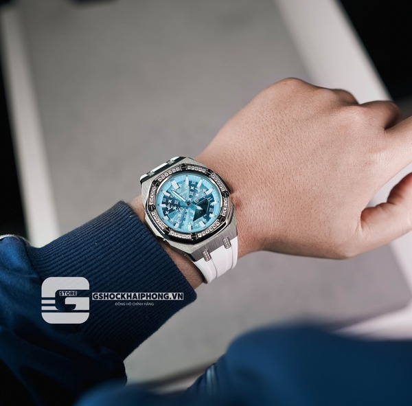 G-SHOCK GA-2100AP - ICE BLUE X LV - SUPERME