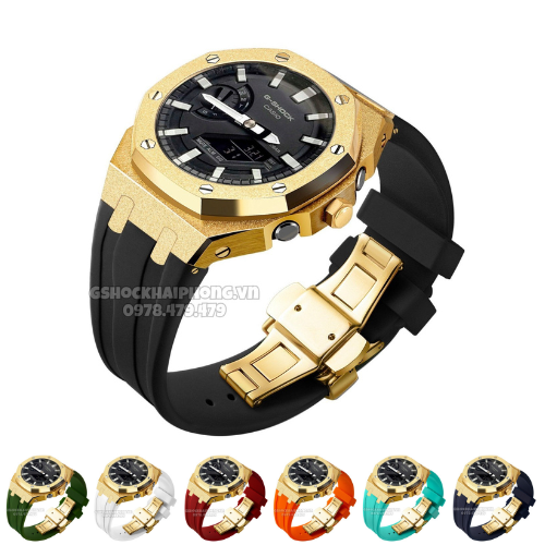 Bộ vỏ GA-2100AP Phun cát Rose Gold Có Núm ( Kích vào sp chọn màu dây )