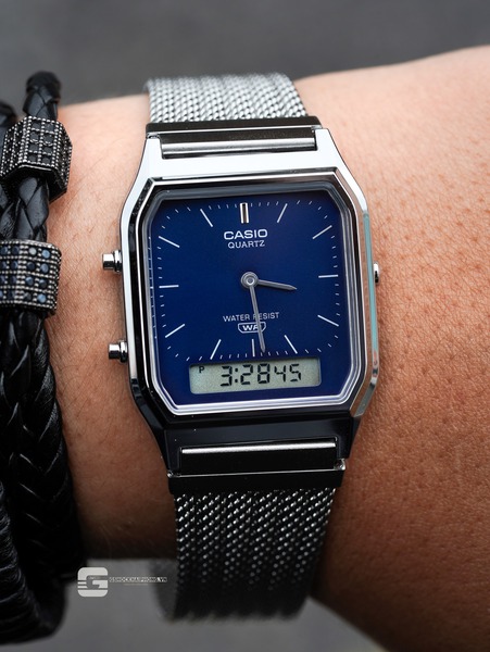 CASIO AQ-230EM-2A - QUÀ TẶNG TRỊ GIÁ 200K