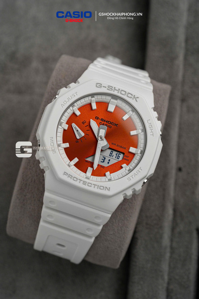  G-SHOCK GA-2100 - ORANGE METALIC WHITEOUT