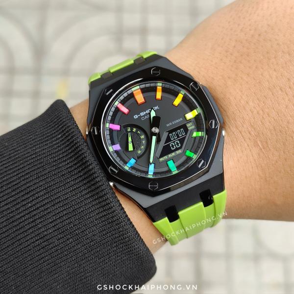 G-SHOCK GA-2100AP - Layers Black Hyper Color 