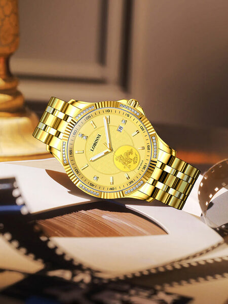 Đồng hồ nam chính hãng LOBINNI L19005-1 (Mạ vàng 24k)