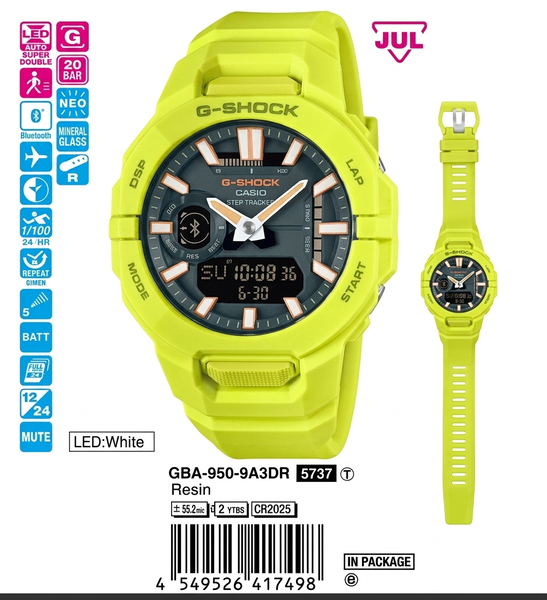 CASIO G-SHOCK GBA-950-9A3