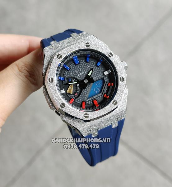 G-SHOCK GA-2100AP - SLIVER STARDUST X FUTUR PEPSI
