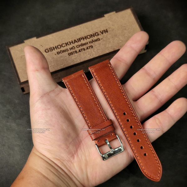 Dây da bò mềm - Màu Nâu - Size 20/22/24mm