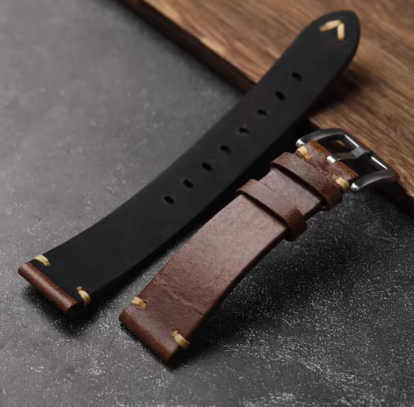 Dây da bò mềm Retro - Loại đặc biệt 18/19/20/21/22 mm