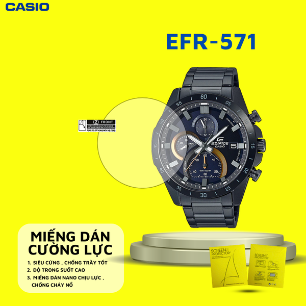 COMBO 2 Miếng dán màn hình Nano cao cấp chống trầy xước CASIO EDIFICE EFR-571
