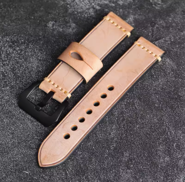 Dây da bò sáp bề mặt - size 20mm/ 22mm/ 24mm