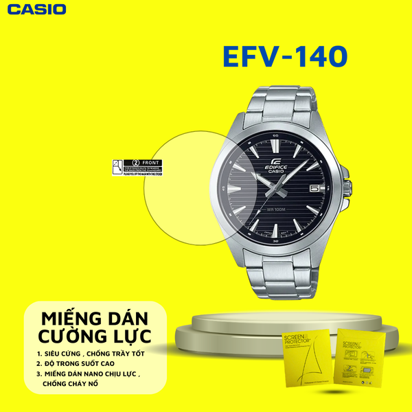COMBO 2 Miếng dán màn hình Nano cao cấp chống trầy xước CASIO EDIFICE EFV-140