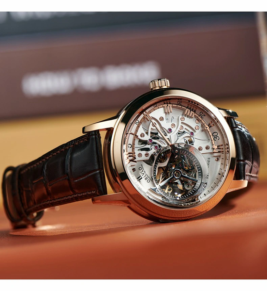 ĐỒNG HỒ NAM CHÍNH HÃNG OBLVLO SKELETON LUXURY VM