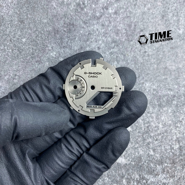 Mặt Dial Thép Phay Bạc 