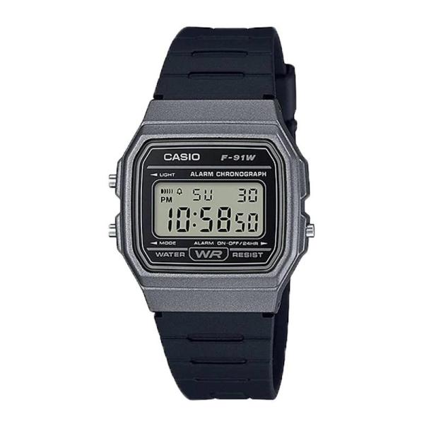 Đồng hồ Nam Chính hãng CASIO F-91WM-1B - Pin 10 năm