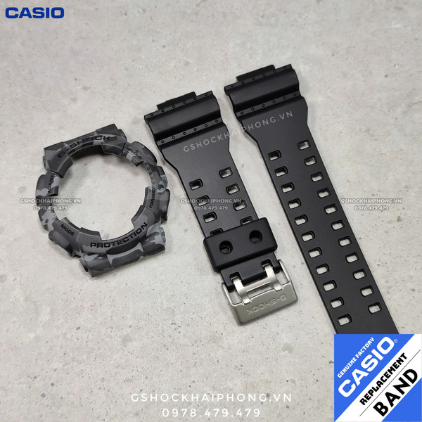 Set dây vỏ GA-100/110/120/140 - Mix mặt Camou dây đen
