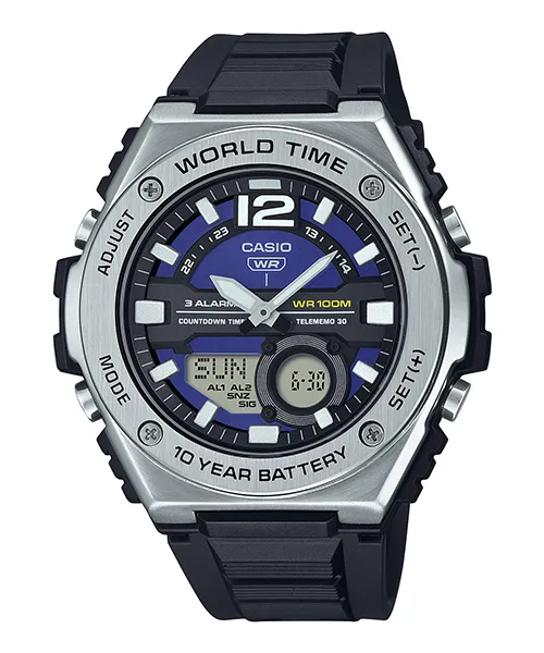  Đồng hồ Nam Chính hãng CASIO MWQ-100-2AV - Pin 10 năm