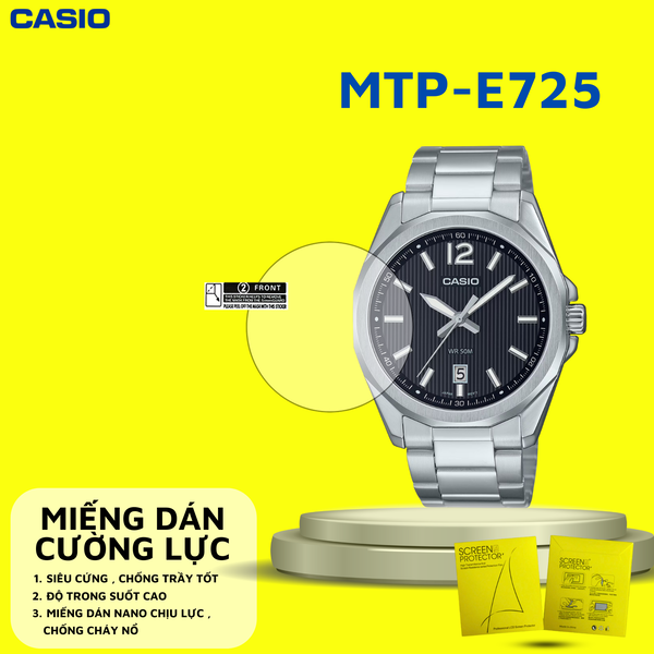 COMBO 2 Miếng dán màn hình Nano cao cấp chống trầy xước CASIO MTP-E725