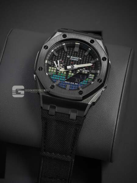 G-SHOCK GA-2100AP - BLACK METAL VELCRO X OFFSHORE DIAL
