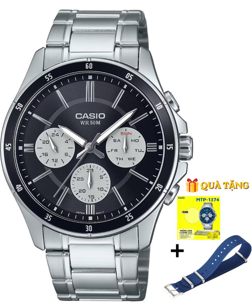 CASIO MTP-1374D-1A3 - QUÀ TẶNG TRỊ GIÁ 600K