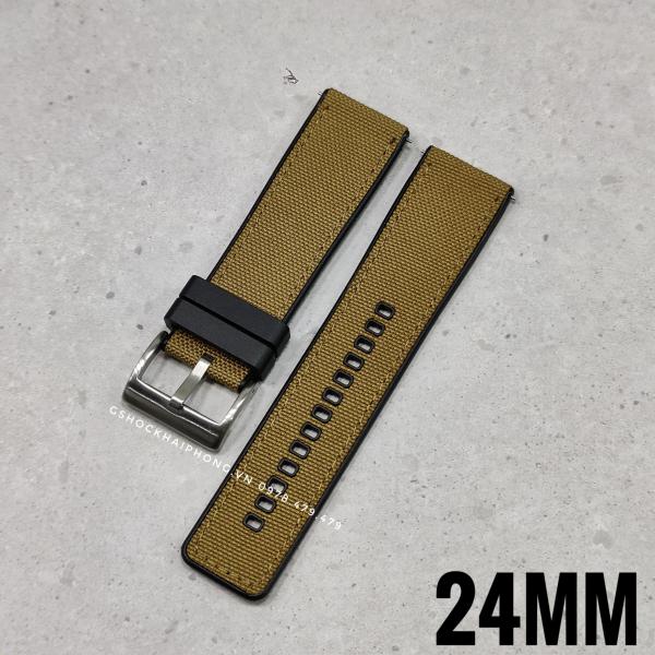 Dây vải nilon chống nước GA-2000 / GA-2200 ( 24mm ) ( Màu Tan quân đội ) Dây vải nilon chống nước GA-2000 / GA-2200 ( 24mm ) ( Màu Tan quân đội )