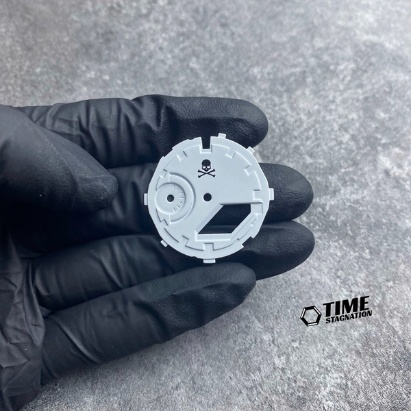 Mặt Dial Đầu Lâu Trắng