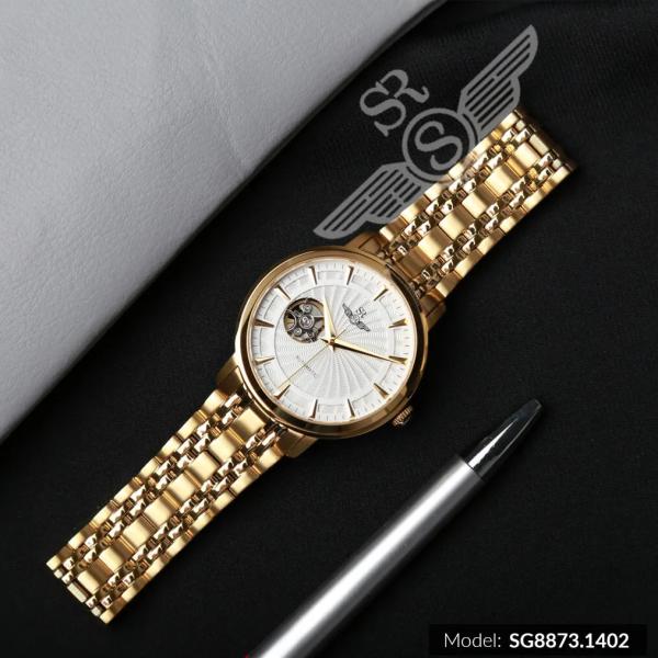 Đồng Hồ Nam Chính Hãng SRWATCH Automatic Open Heart SG8873.1402