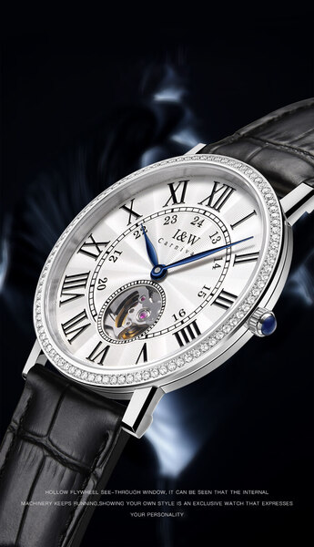 Đồng Hồ Nam I&W Carnival IW667G-1 (Máy siêu mỏng)