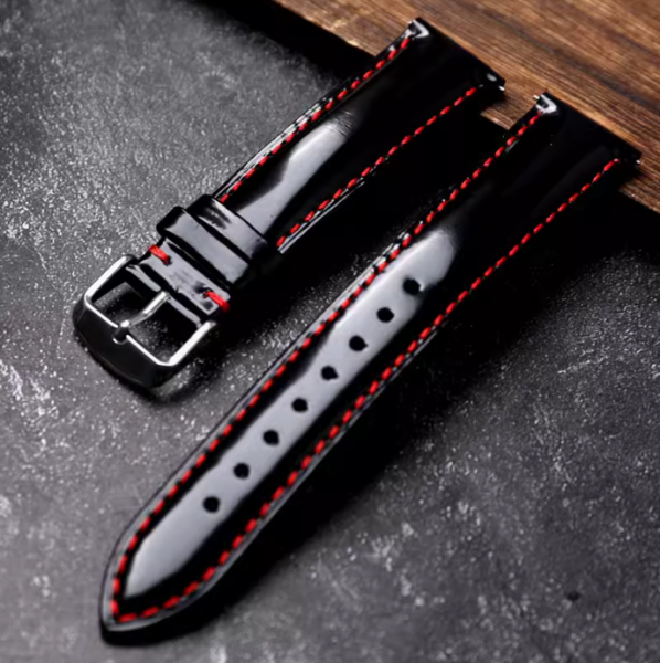 Dây da bò thật bóng cao cấp - size 18mm/ 19mm/ 20mm/ 21mm/ 22mm