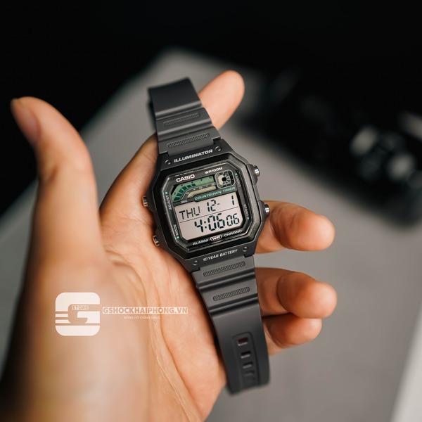 CASIO WS-1600H-8A  -  QUÀ TẶNG TRỊ GIÁ 200K