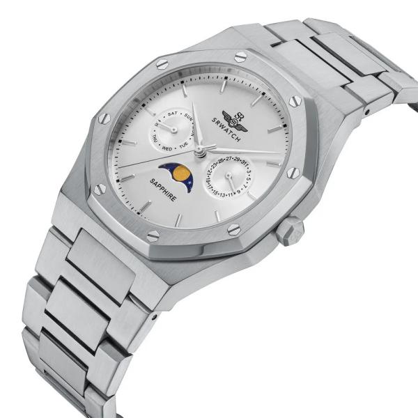 Đồng Hồ Nam Chính Hãng SRWATCH Moon Phase SG60061.1102