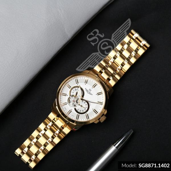 Đồng Hồ Nam Chính Hãng SRWATCH Automatic Open Heart SG8871.1402