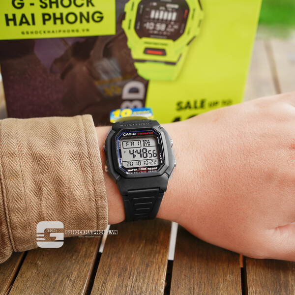 CASIO W-800H-1A - QUÀ TẶNG TRỊ GIÁ 200K