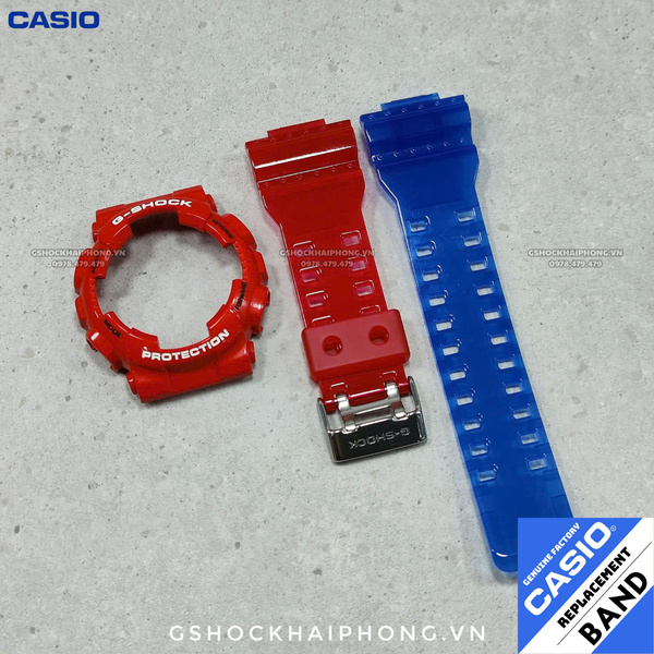 Bộ vỏ GA-100/110/120/140 - Jelly đỏ xanh