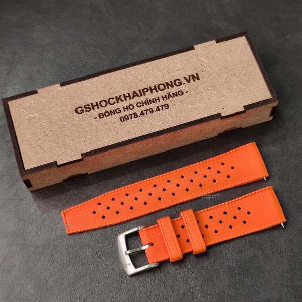 Dây cao su Flo cao cấp - Có vân và lỗ thoáng khí - size 20mm/ 22mm-MàuCam