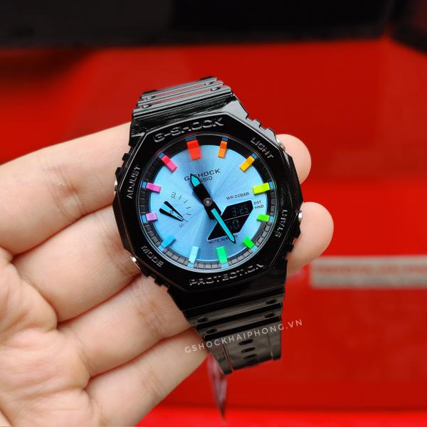 G-SHOCK GA-2100 Mod - Unisex Hyper Blue