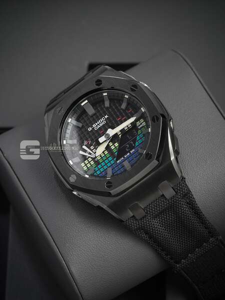 G-SHOCK GA-2100AP - BLACK METAL VELCRO X OFFSHORE DIAL