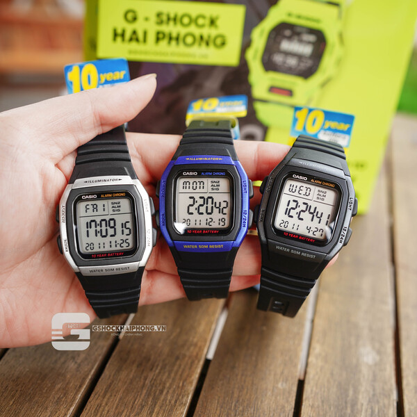 CASIO W-96H-1A -  QUÀ TẶNG TRỊ GIÁ 200K